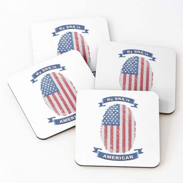 Item preview, My DNA is American Flag Fingerprint designed and sold by MadMando.