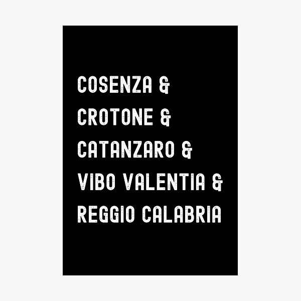 Item preview, Citta' Calabresi / calabrian cities / Calabria designed and sold by FourNuns.