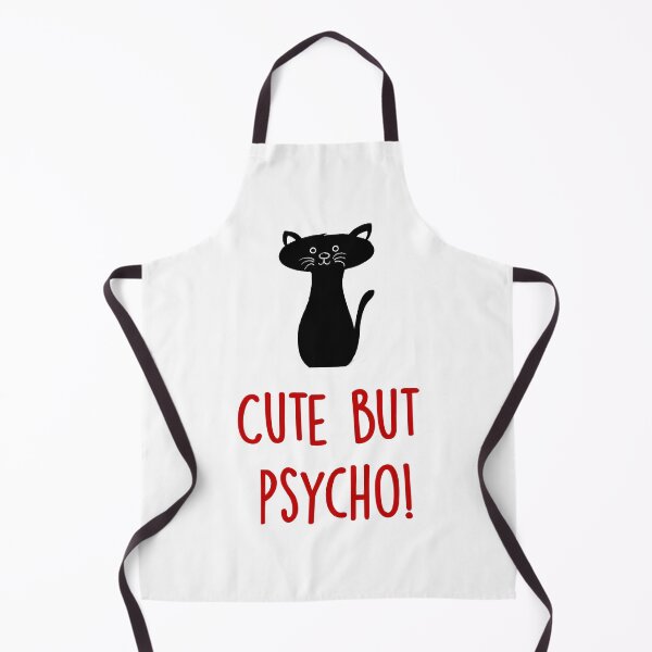 Item preview, Cute but Psycho Cat! designed and sold by laugh-out-loud.