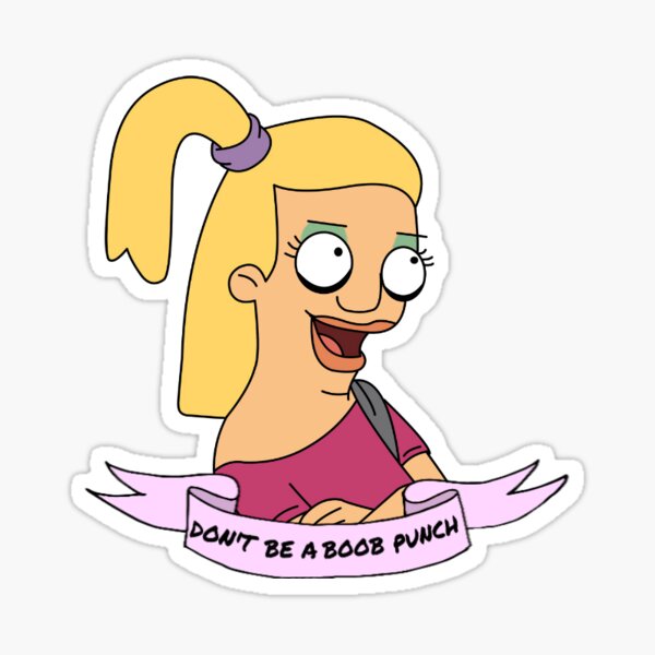 Vista previa del artículo con la obra «Boob Punch», diseñado y vendido por katietruppo.