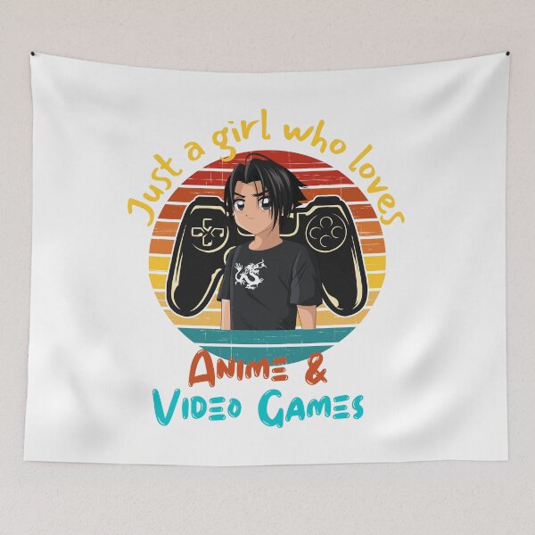 Item preview, Just a girl who loves Anime & Video Games designed and sold by Sweet-A-Dsignz.