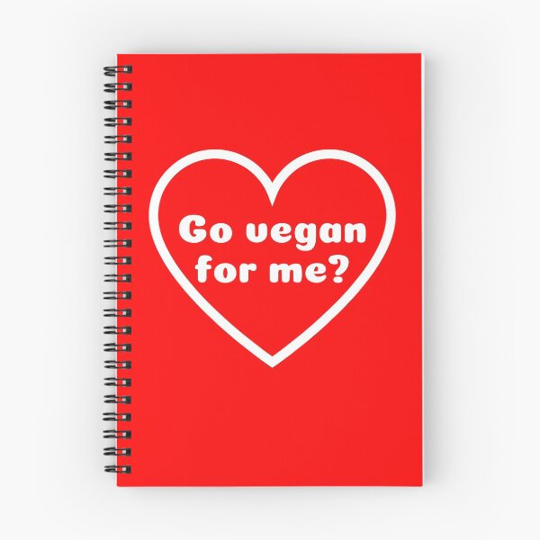 Item preview, Go Vegan For Me? Vegan Valentine Vegantine Heart designed and sold by WhimsicaliTee.