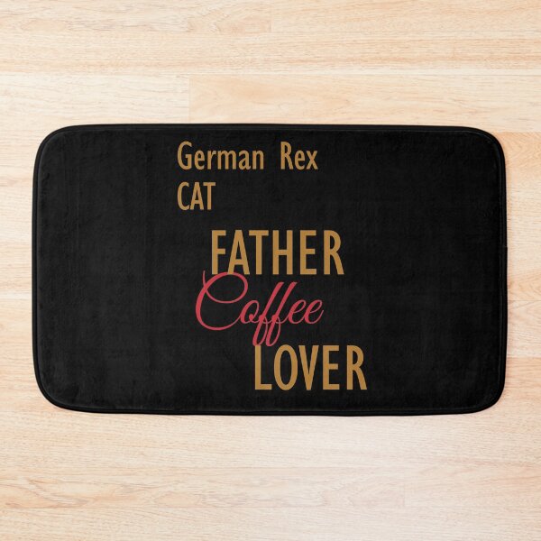 Item preview, German Rex CAT Father Coffee Lover. The perfect clothes and stickers for cat and coffee lovers designed and sold by amrmab.