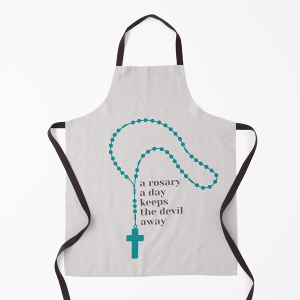 Item preview, A rosary a day keeps the devil away designed and sold by shepherdgirl.