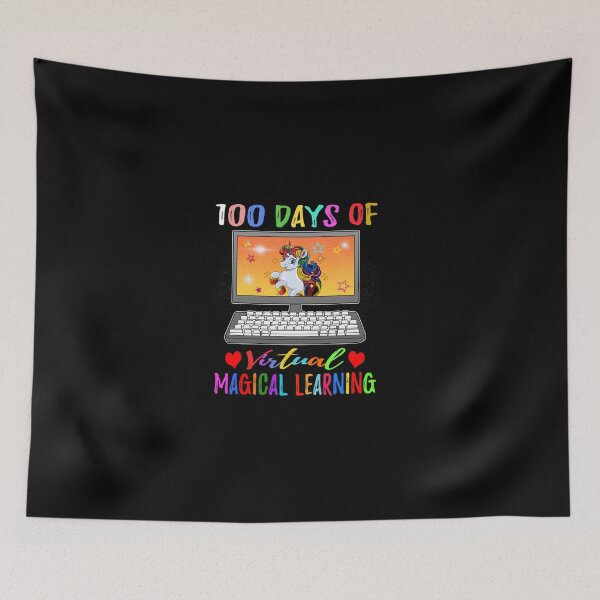 Item preview, 100 Days Of School Virtual Magical Learning Unicorn designed and sold by cadmanBoythorpe.
