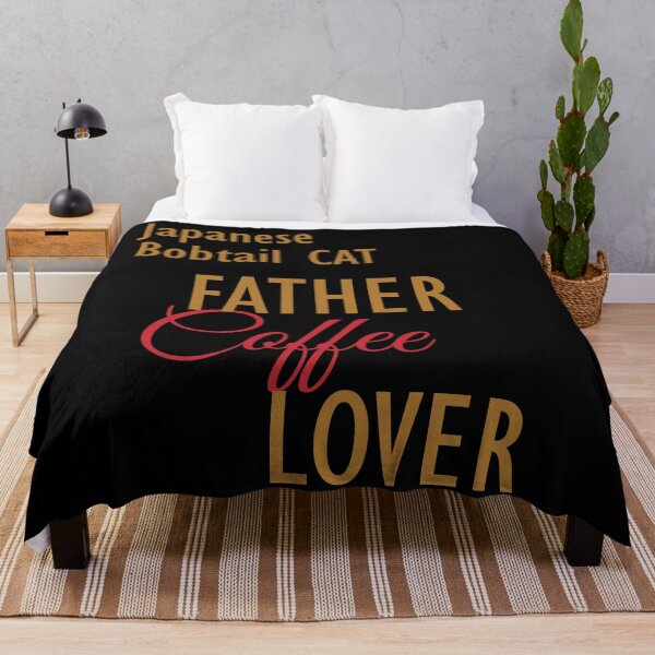Item preview, Japanese Bobtail CAT Father Coffee Lover. The perfect clothes and stickers for cat and coffee lovers designed and sold by amrmab.
