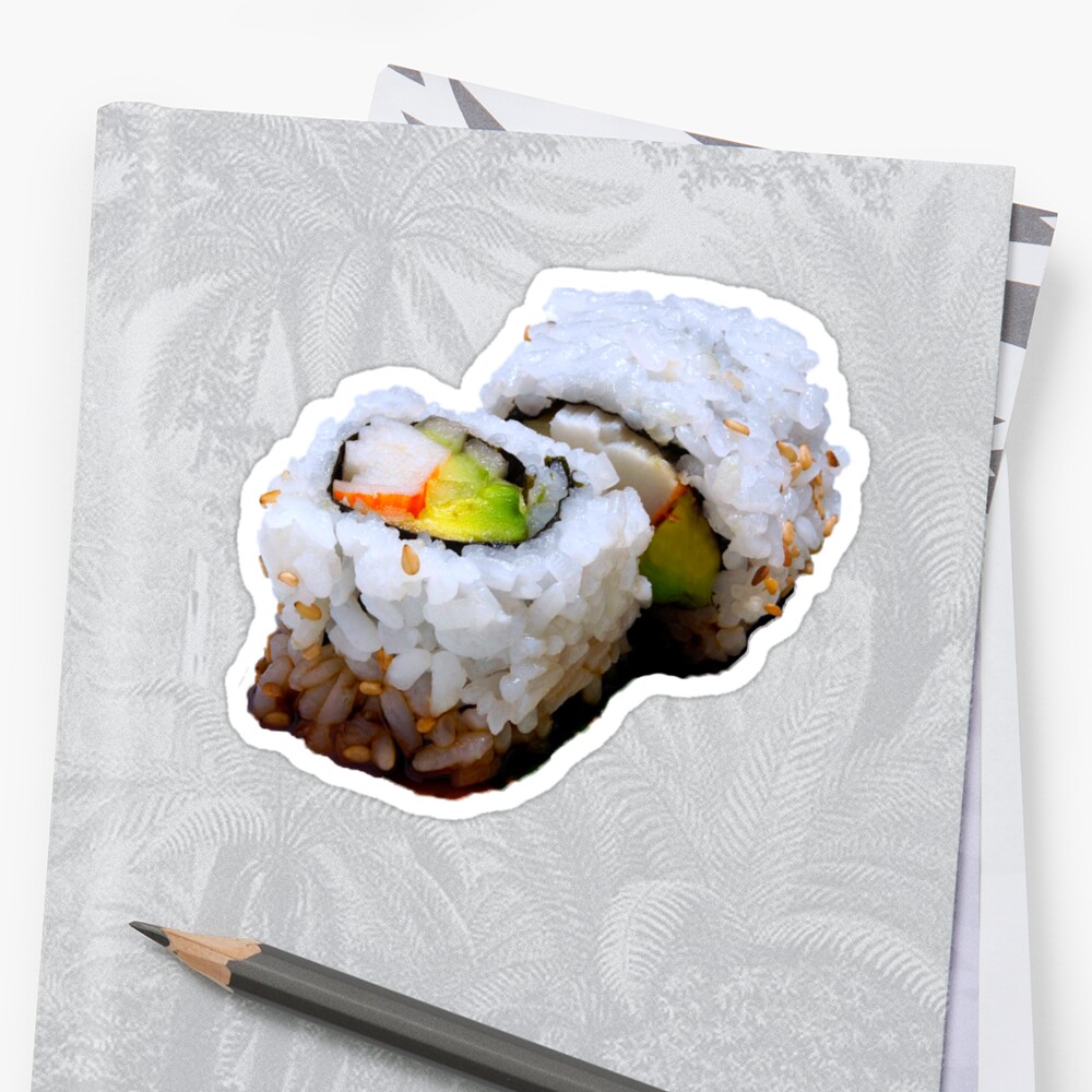  SUSHI  LOVE Sticker  by LadyBoner69 Redbubble