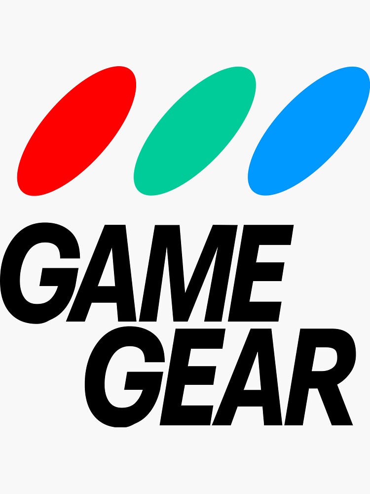 Thumbnail 3 of 3, Sticker, Sega Game Gear Logo designed and sold by OldSkooRebel.