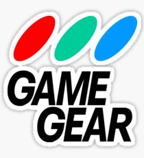 Sega Game Gear Logo Sticker