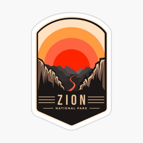 Zion National Park Sticker