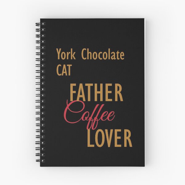 Item preview, York Chocolate CAT Father Coffee Lover. The perfect clothes and stickers for cat and coffee lovers designed and sold by amrmab.