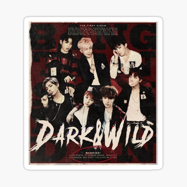 Item preview, DARK & WILD Album Cover Redesign designed and sold by churipuu.