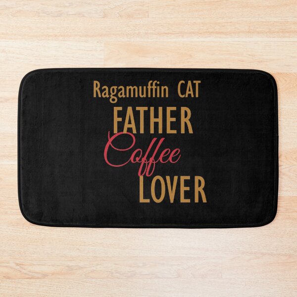 Item preview, Ragamuffin CAT Father Coffee Lover. The perfect clothes and stickers for cat and coffee lovers designed and sold by amrmab.