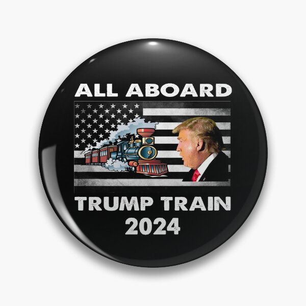 Item preview, All aboard Trump train 2024 designed and sold by Niishouseca.