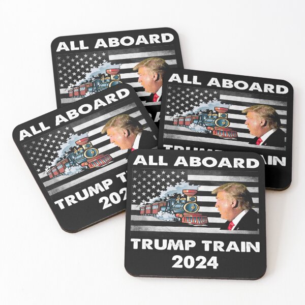 Item preview, All aboard Trump train 2024 designed and sold by Niishouseca.
