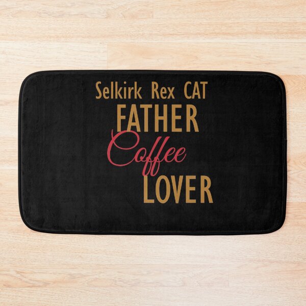 Item preview, Selkirk Rex CAT Father Coffee Lover. The perfect clothes and stickers for cat and coffee lovers designed and sold by amrmab.