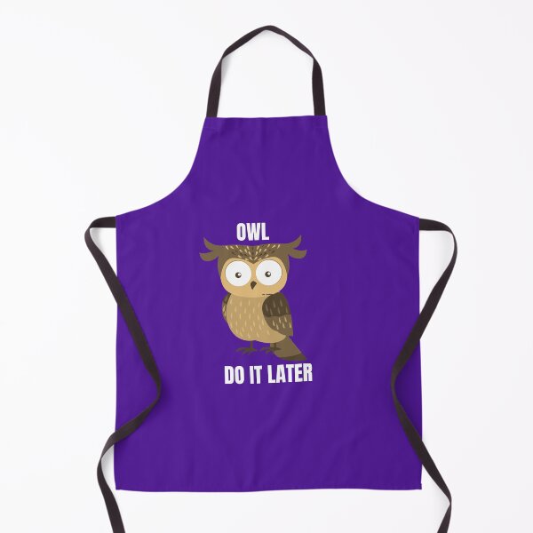 Item preview, Owl Do It Later designed and sold by morrismorgan.