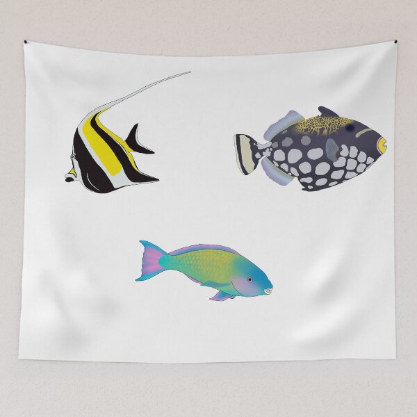 Item preview, Reef Fish Trio designed and sold by WestCoastWoods.