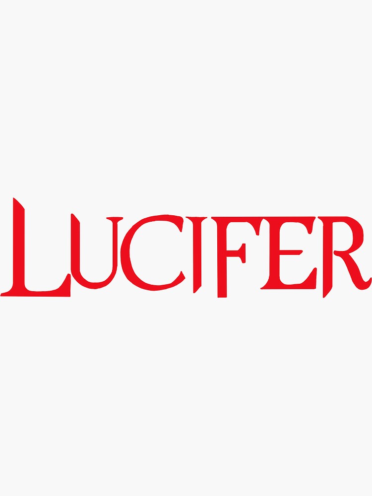 Lucifer TV (Trackers+ Logo) - Lucifer - Sticker | TeePublic