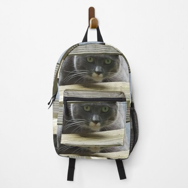 Item preview, Barn cat Peeking through fence designed and sold by KatyChristoff.