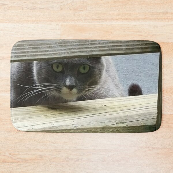 Item preview, Barn cat Peeking through fence  designed and sold by KatyChristoff.