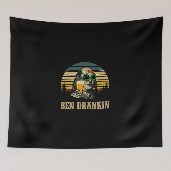 Item preview, Ben Drankin Beer Apparel Retro Vintage St Patrick's Day designed and sold by cadmanBoythorpe.