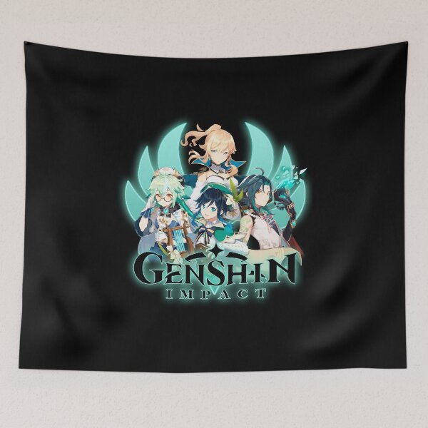 Item preview, Genshin Impact Anemo Characters designed and sold by gabyshiny.
