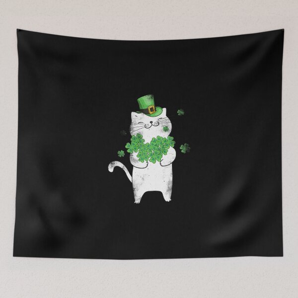 Item preview, Cat Leprechaun Cat Lover Shamrock St Patrick's Day designed and sold by cadmanBoythorpe.