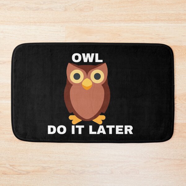 Item preview, Owl Do It Later designed and sold by morrismorgan.