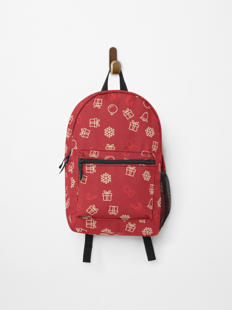 Thumbnail 1 of 3, Backpack, Christmas Pattern designed and sold by PIXASTUDIO.