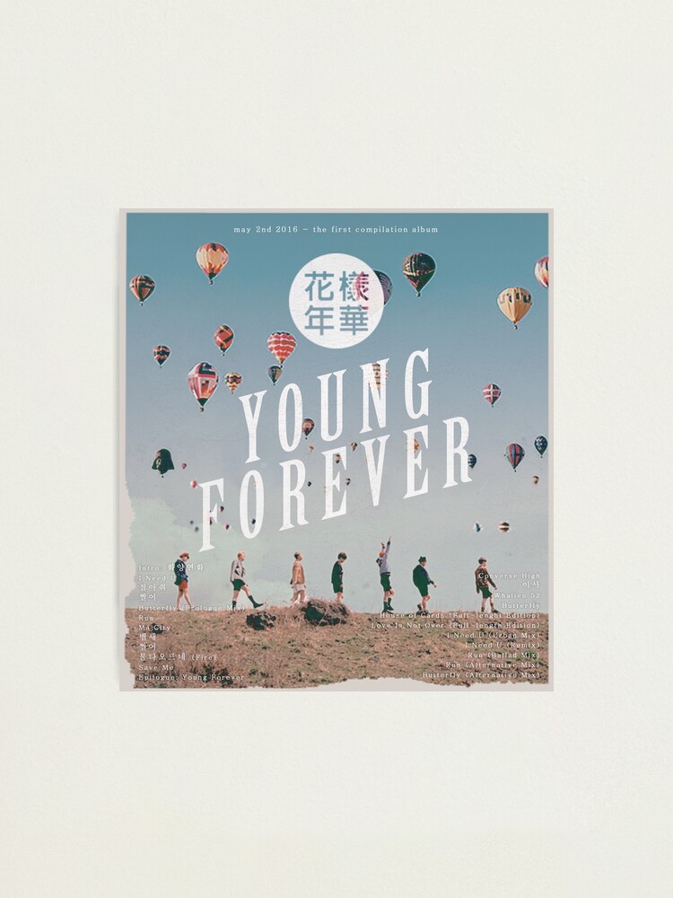  THE MOST BEAUTIFUL MOMENT IN LIFE YOUNG FOREVER Album Cover Redesign 