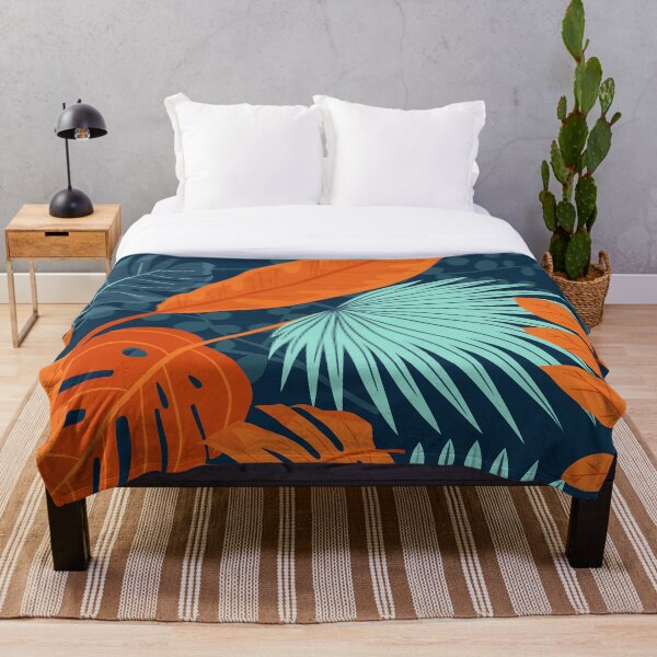 Item preview, Tropical Leaves - Pattern designed and sold by caribbeanvibes.
