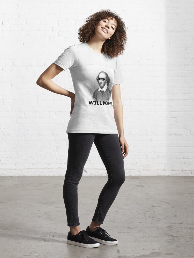 Alternate view of Willy Shakes Essential T-Shirt