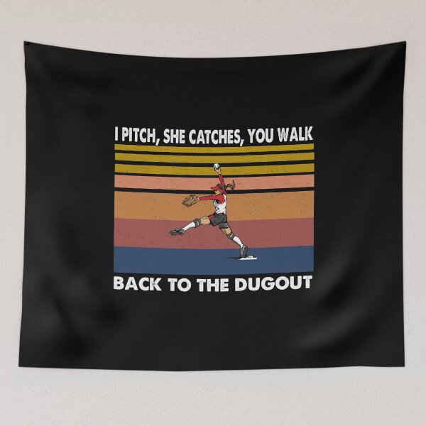 Item preview, I pitch she catches you walk back to the dugout vintage designed and sold by Niishouseca.