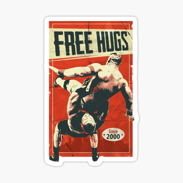 Free Hugs Lesnar Sticker