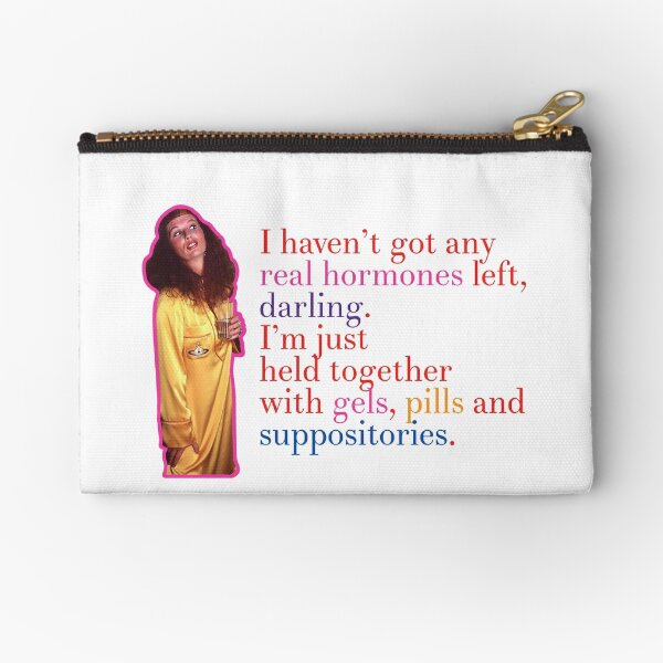 Funny Absolutely Fabulous Ab Fab Quote Zipper Pouch