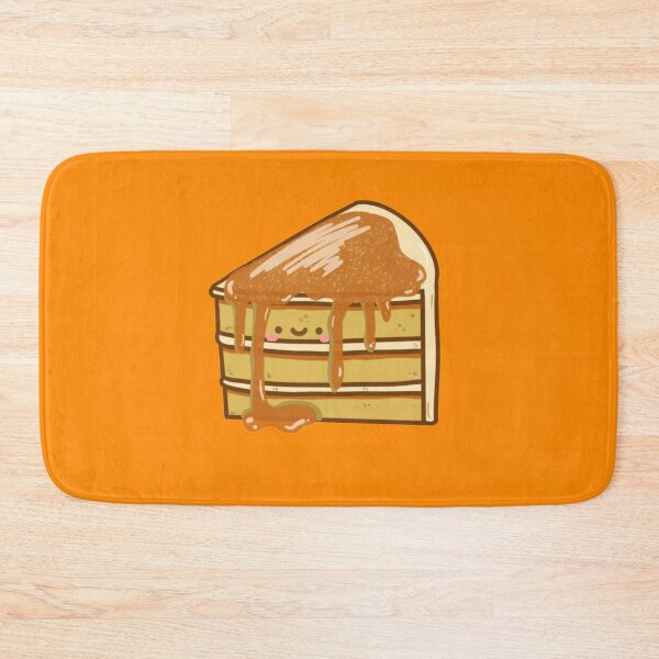 Item preview, Kawaii Happy Cafe Caramel cake sticker designed and sold by Marie-c-doodles.