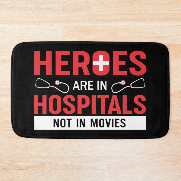 Item preview, Heroes Are In Hospitals Not In Movies designed and sold by dhajr.