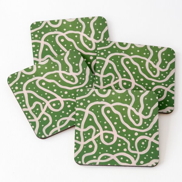 Item preview, Green tangle designed and sold by Brooke Briggson.