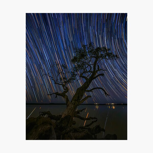 Item preview, Noosa Heads Lake Weyba Star Trails designed and sold by Sam Frysteen.