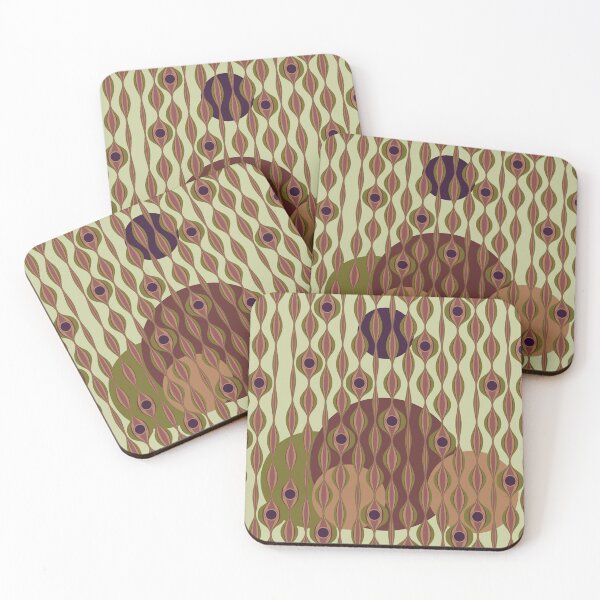 Item preview, Wavy Retro Pattern 5 designed and sold by MaryJaneRC.
