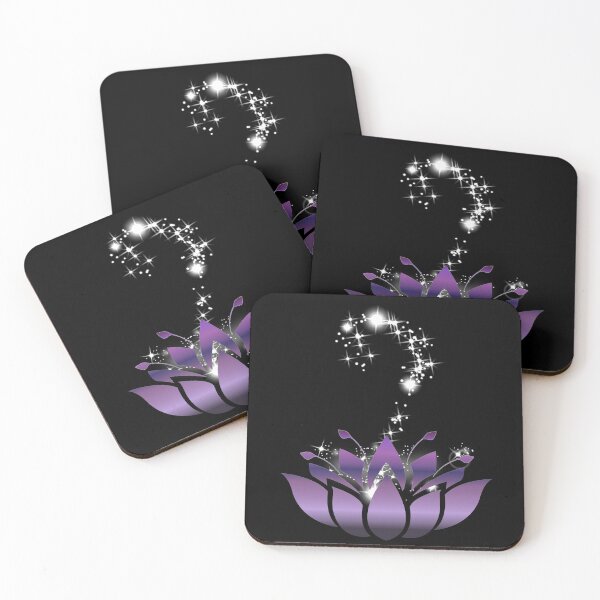 Item preview, Magical Lotus Flower In Purple Aesthetic designed and sold by RosieSunflower.