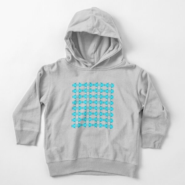 Blue pyramidal ornament Toddler Pullover Hoodie