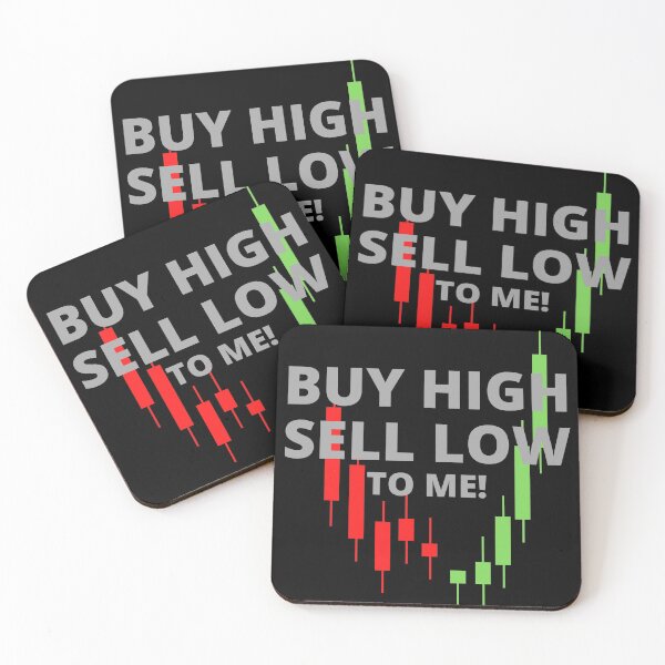Item preview, Buy High, Sell Low - Bitcoin designed and sold by Scubaloppy.
