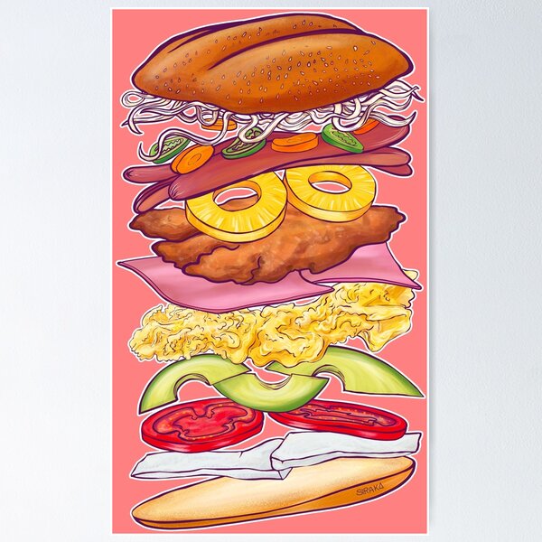 Item preview, Torta Cubana con todo designed and sold by SIRAKIRI.