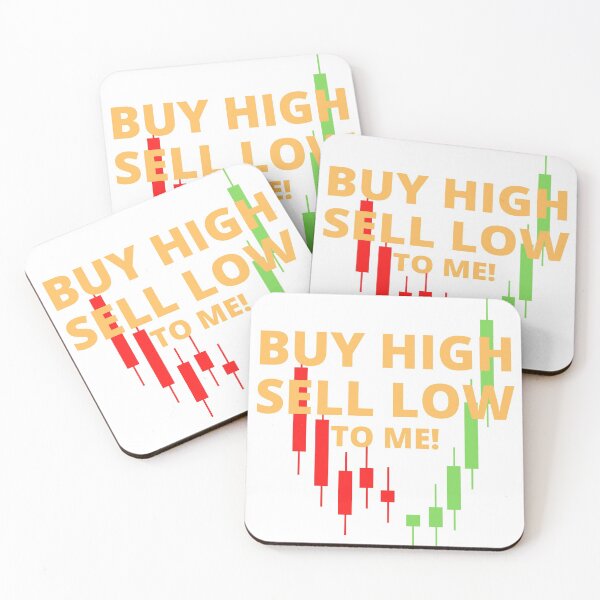 Item preview, Buy High, Sell Low Variation - Bitcoin designed and sold by Scubaloppy.
