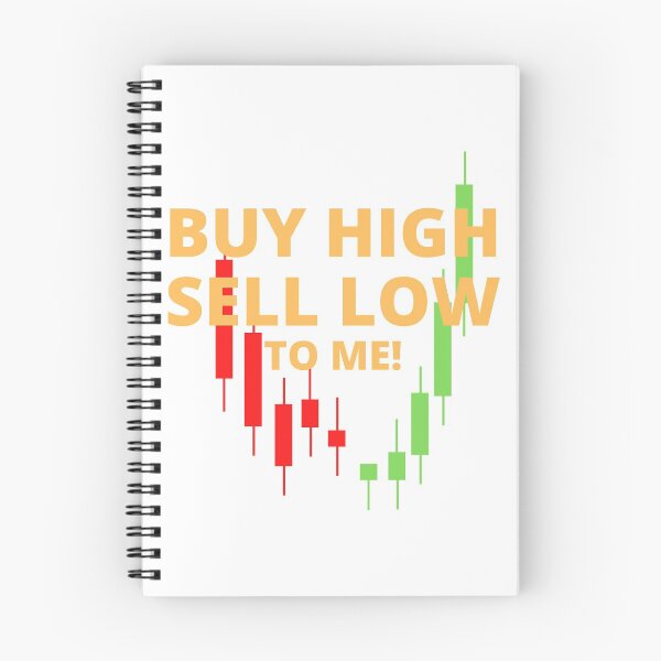 Item preview, Buy High, Sell Low Variation - Bitcoin designed and sold by Scubaloppy.