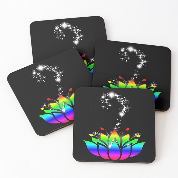 Item preview, Magical Lotus Flower In Rainbow designed and sold by RosieSunflower.