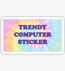 TRENDY COMPUTER STICKER TYE DYE Sticker