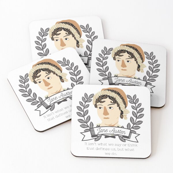Artikelvorschau, Jane Austen Zitat entworfen und verkauft von Dollfacedesign.